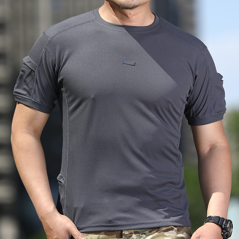 Quick Dry T Shirt Men Outdoor Sports Tactical T-shirts New Hiking Tee Shirt Breathable Loose Fast Dry Short Sleeves Tees — product details
