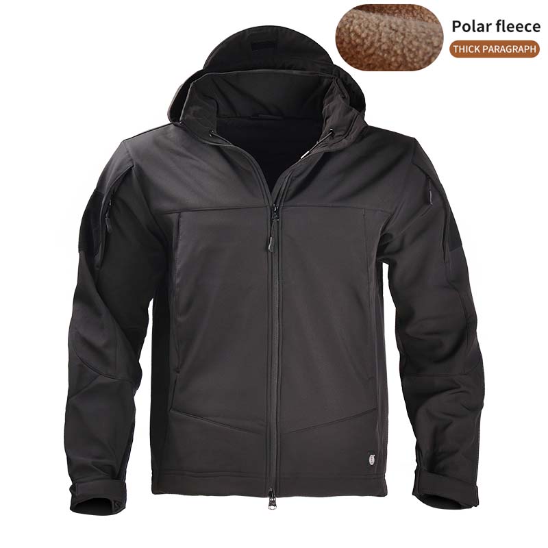 Jacket Men Soft Fleece Coat Waterproof Camouflage Jacket Men Clothing Outdoor Airsoft Multi-camouflage Windbreaker — product details