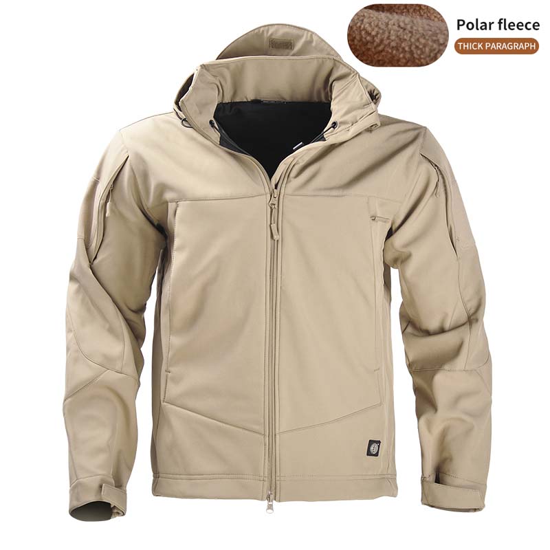 Jacket Men Soft Fleece Coat Waterproof Camouflage Jacket Men Clothing Outdoor Airsoft Multi-camouflage Windbreaker — product details