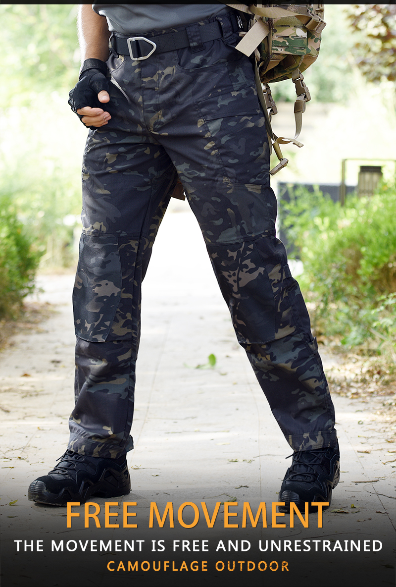 Overalls Casual Trousers Street Camouflage Hiking Camping Pants — product details