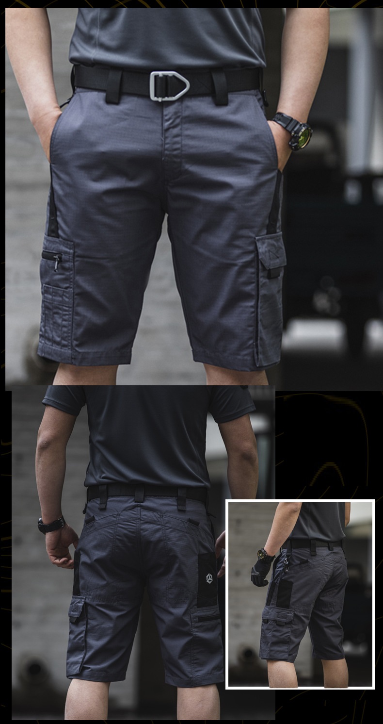 Men Summer Water Proof Shorts Cargo Shorts Multi-pocket Short Trousers Outdoor Fishing New Jogging Short — product details