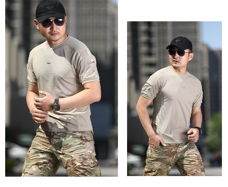 Quick Dry T Shirt Men Outdoor Sports Tactical T-shirts New Hiking Tee Shirt Breathable Loose Fast Dry Short Sleeves Tees — product details