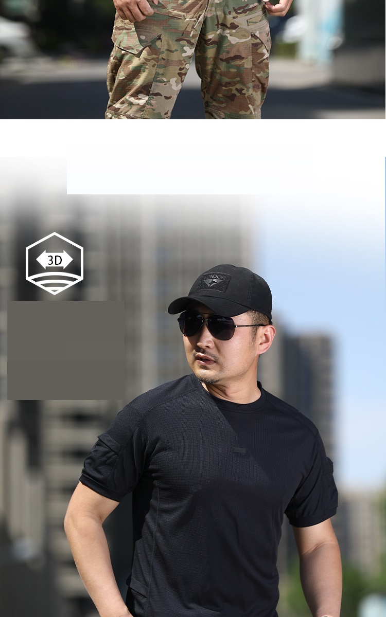 Quick Dry T Shirt Men Outdoor Sports Tactical T-shirts New Hiking Tee Shirt Breathable Loose Fast Dry Short Sleeves Tees — product details