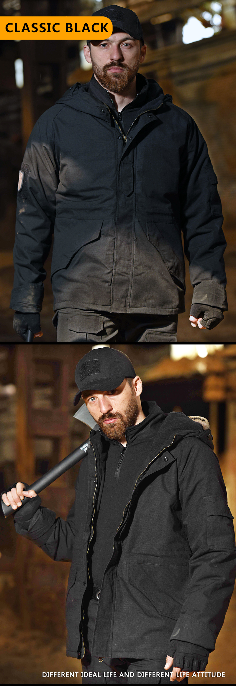 Hooded Fleece Windbreaker — product details