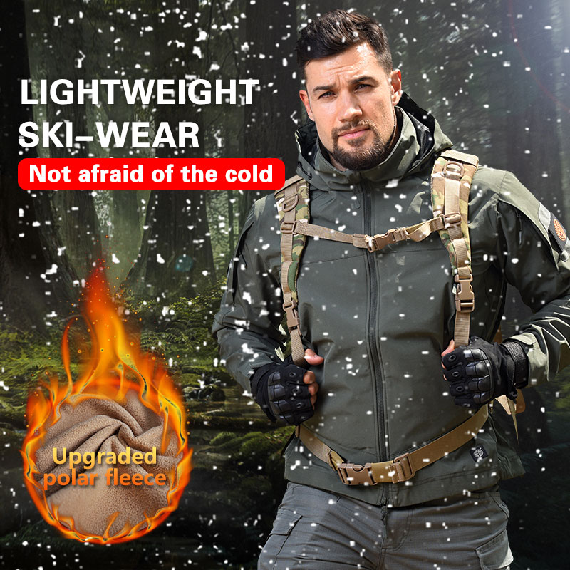 Jacket Men Soft Fleece Coat Waterproof Camouflage Jacket Men Clothing Outdoor Airsoft Multi-camouflage Windbreaker — product details
