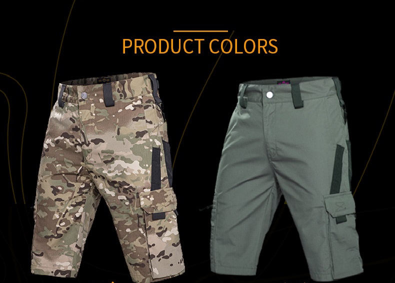 Men Summer Water Proof Shorts Cargo Shorts Multi-pocket Short Trousers Outdoor Fishing New Jogging Short — product details