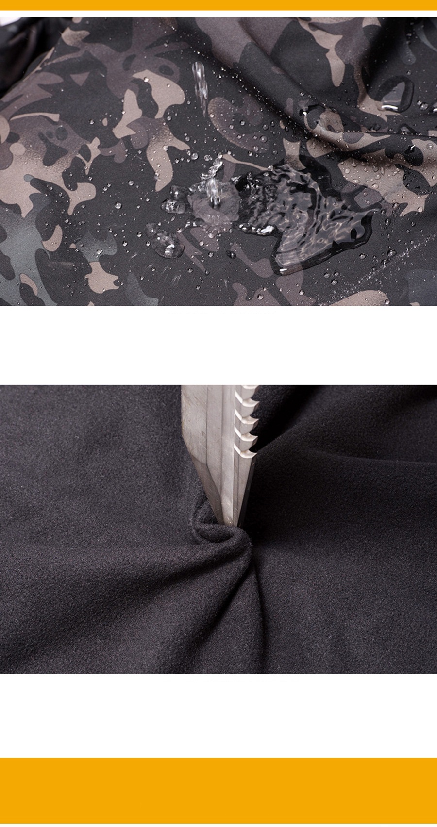 Fleece Winter Waterproof Suit Hiking Men's Sportswear Suit Soft Shell Jacket Pants Camping Warm Jacket Hooded Jacket — product details