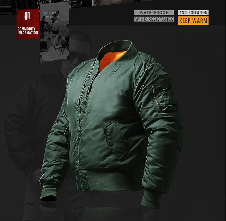 Padded Bomber Jacket — product details