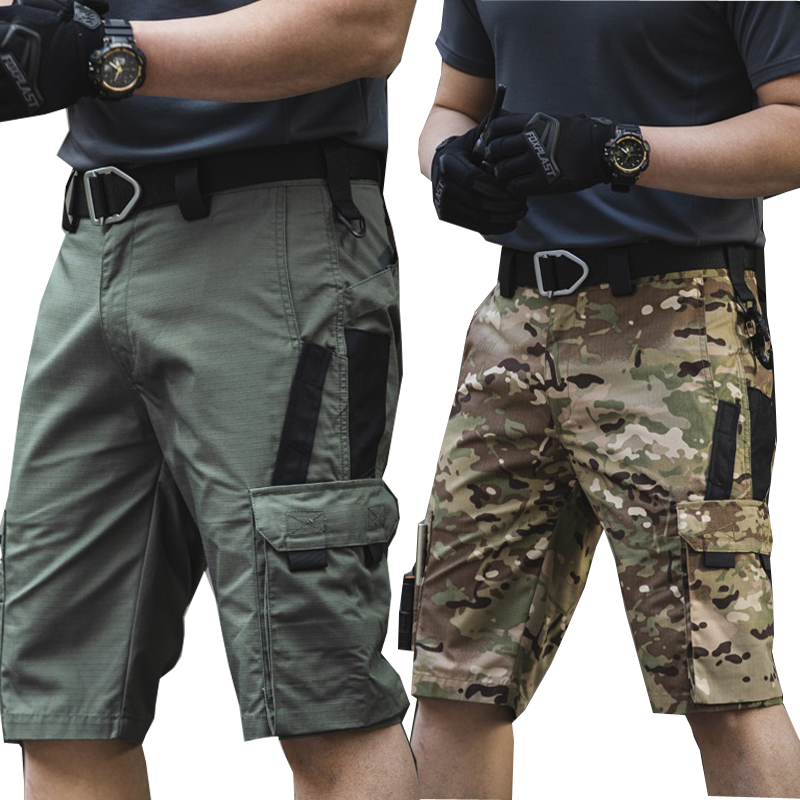 Men Summer Water Proof Shorts Cargo Shorts Multi-pocket Short Trousers Outdoor Fishing New Jogging Short — product details