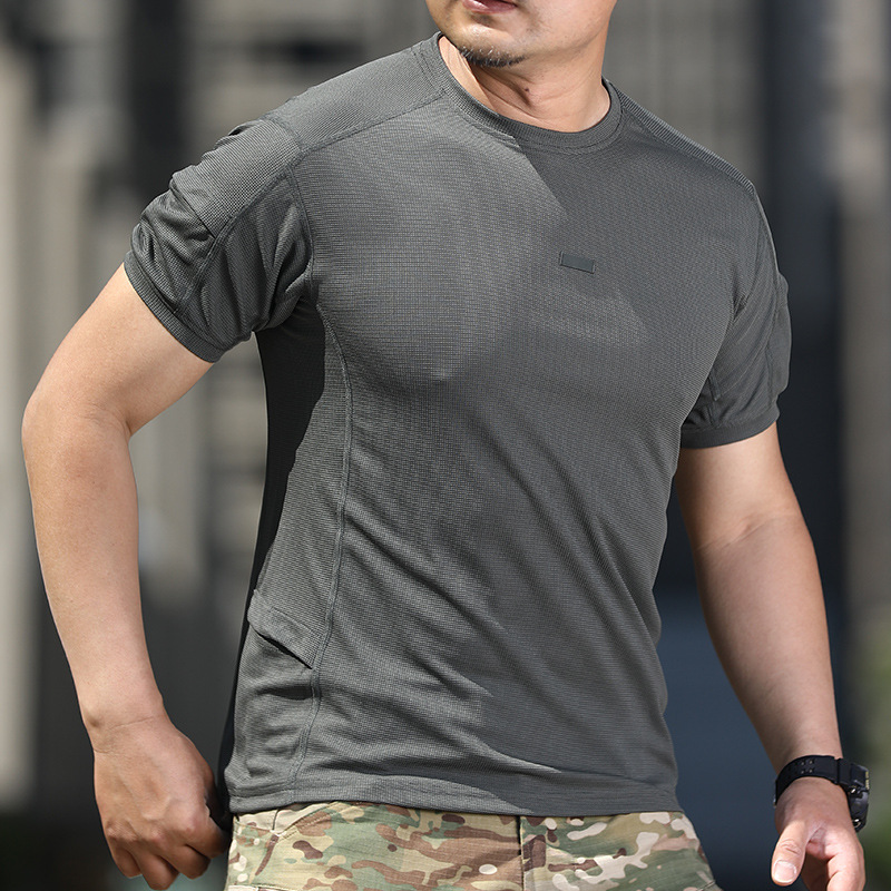 Quick Dry T Shirt Men Outdoor Sports Tactical T-shirts New Hiking Tee Shirt Breathable Loose Fast Dry Short Sleeves Tees — product details