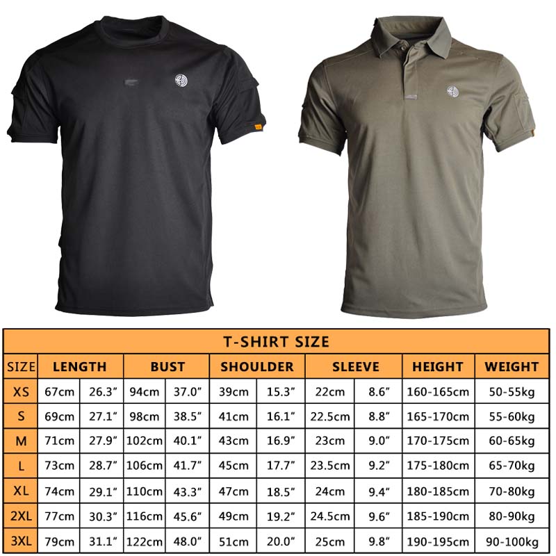 Outdoor Shirt Fast Dry Men's Breathable Golf Hiking Tee Shirts Sports Tennis T-Shirts Workout Work Shirts — product details