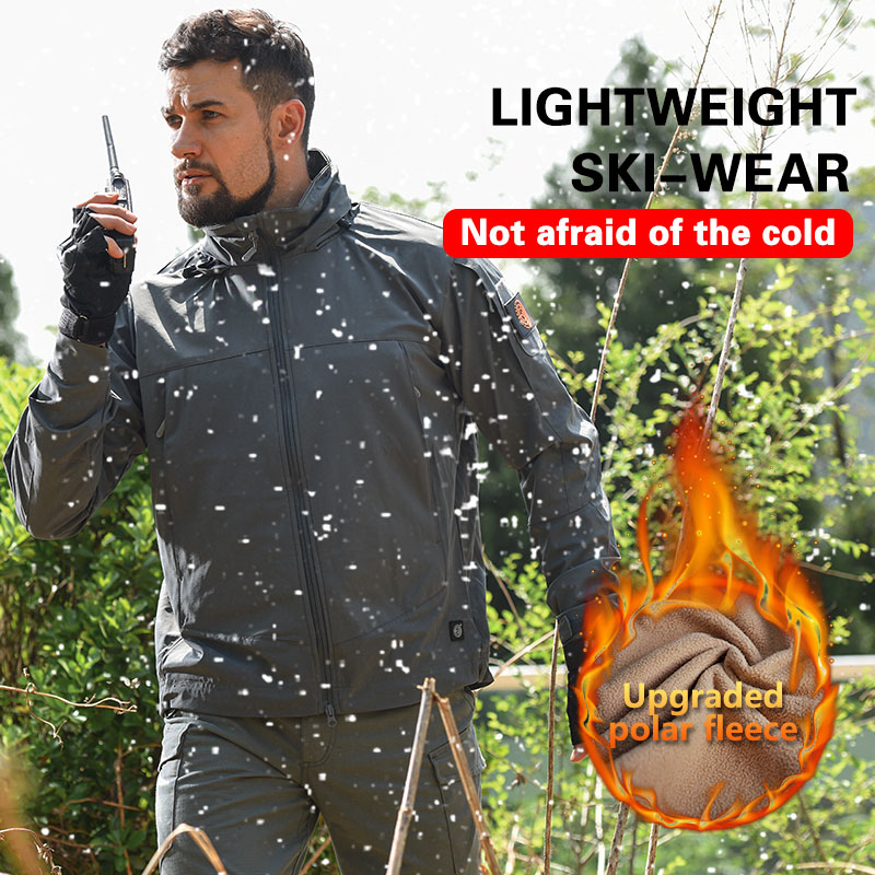 Jacket Men Soft Fleece Coat Waterproof Camouflage Jacket Men Clothing Outdoor Airsoft Multi-camouflage Windbreaker — product details